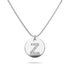 Initials Fabulous Alphabet Letter Necklace White Gold Layered Steel Jewellery